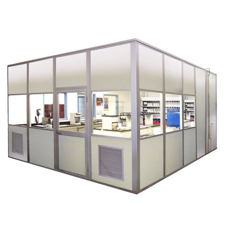 Sala blanca modular - HEMCO - de acero inoxidable / con filtro HEPA
