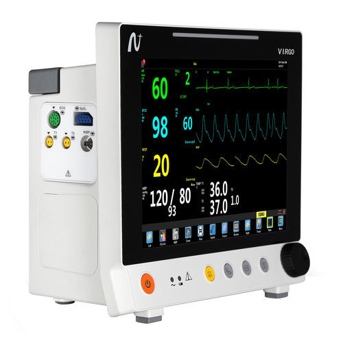Monitor multiparamétrico en carro - Virgo - Northern Meditec - con ruedas / de noche / SpO2