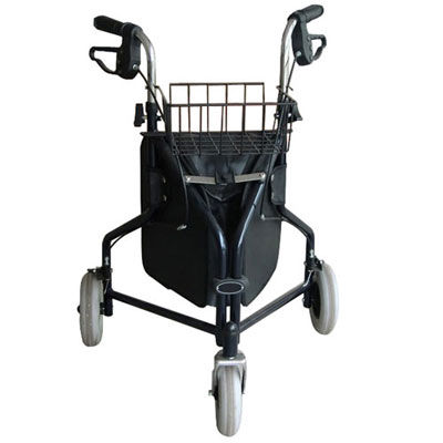 Andador con ruedas 3 ruedas - HMP-R3F - Home Medical Products Inc. - con canasta