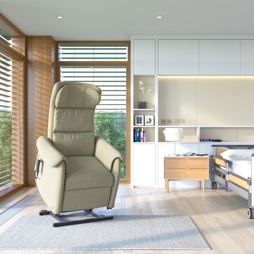 Sillón de descanso reclinable - EVENES  - Nursen - verticalizador / eléctrico / con reposapiernas