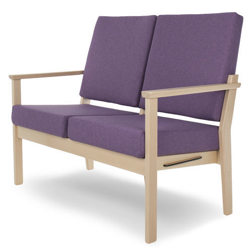 Asiento con estructura modular con reposabrazos - ALTA 2B - Nursen - con respaldo alto / 3 plazas