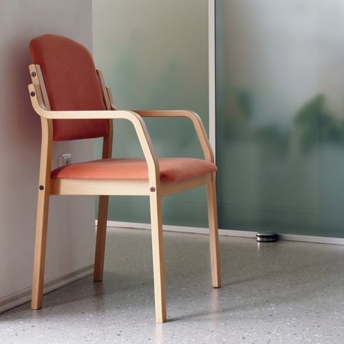 Silla para sala de espera - IMPULS - Nursen - con reposabrazos / apilable
