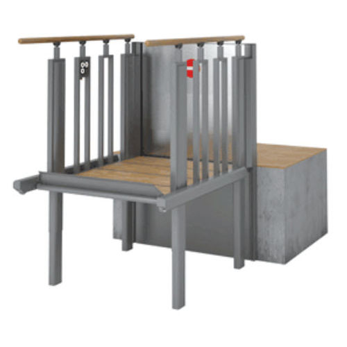 Plataforma elevadora para silla de ruedas - FlexStep - Liftup A/S - de suelo