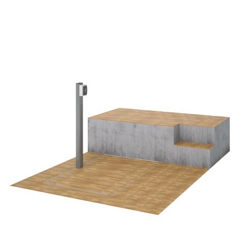 Plataforma elevadora para silla de ruedas - HDN  - Liftup A/S - de suelo