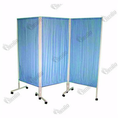 Biombo médico con ruedas - ShM3 - Ltd. Norma-Trade - 3 paneles / con cortina