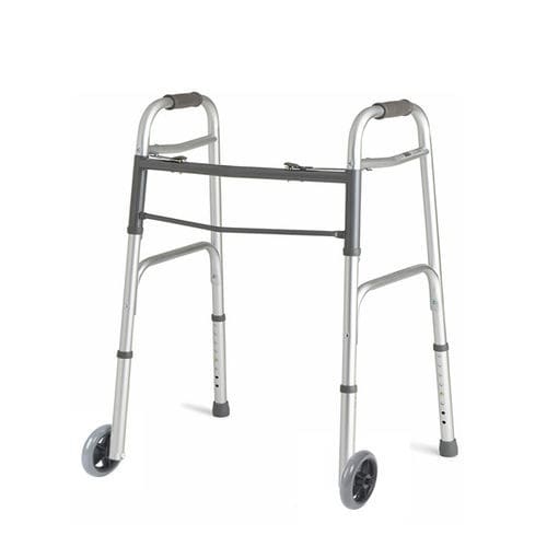 Andador con 2 ruedas - MHJFW - Mobb+ Health Care - de altura variable / plegable