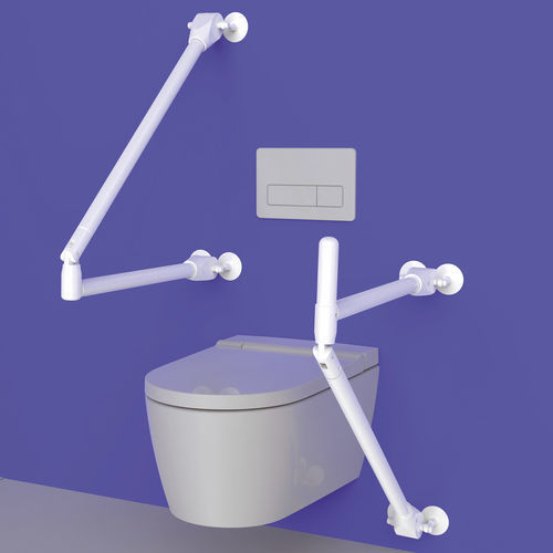 Barra de apoyo para cuarto de baño - 1302166 - ROTH MOBELI GmbH - para inodoro / de acero inoxidable