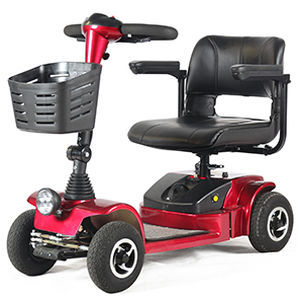Scooter para movilidad reducida eléctrico - 4024N - Shanghai Wisking Electric Machine - con 4 ruedas / con cesto / plegable