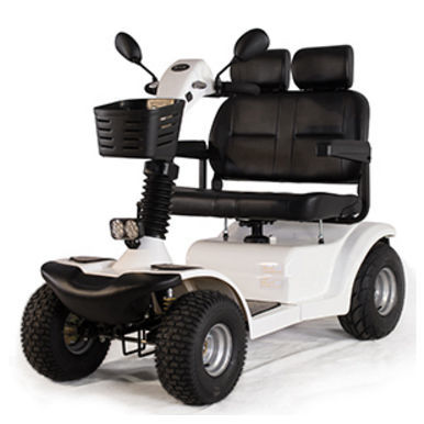 Scooter para movilidad reducida eléctrico - 4031 Golf - Shanghai Wisking Electric Machine - con 4 ruedas / biplaza / con cesto