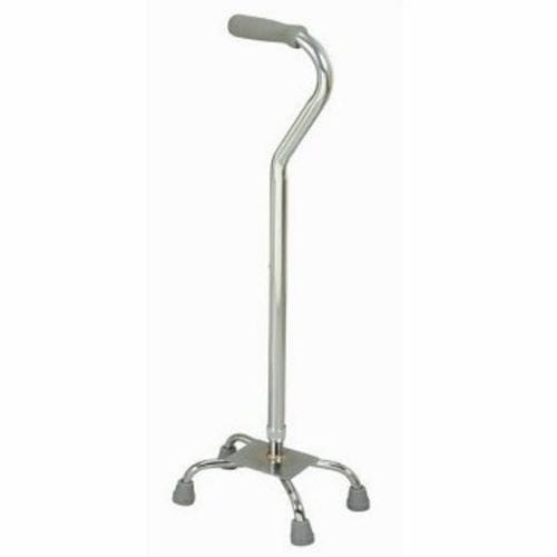Bastón con cuatro patas - YCH-604M-SI - YCH - mango acodado / de altura