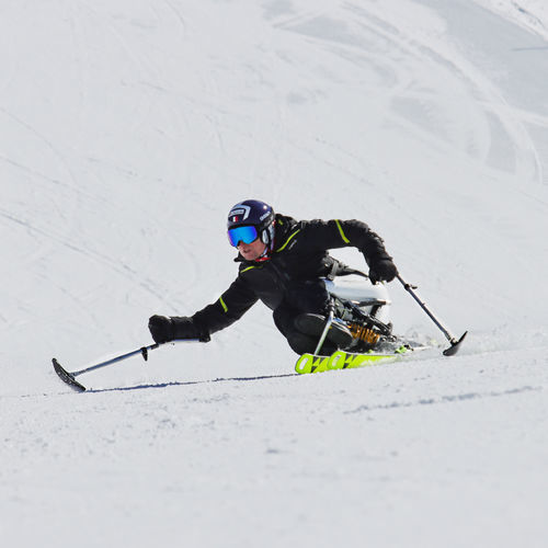 Dualesquí activo - Tempo™ Dualski - TESSIER - pediátrico / para adulto / de altura regulable