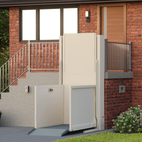 Plataforma elevadora para silla de ruedas - M2lift - Savaria - de suelo