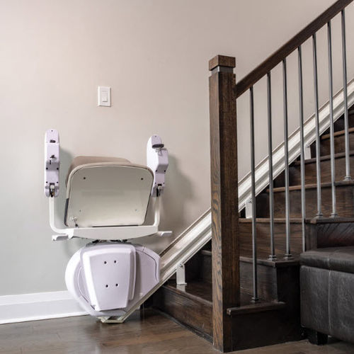 Salvaescaleras para escalera recta - K2 Plus  - Savaria - para humanos / en riel