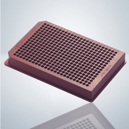 Microplaca de laboratorio - 9242184 - Hirschmann - de 384 orificios
