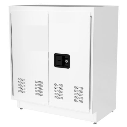 Armario con puerta - SASB series - Air Master Systems Corporation - blanco / gris / azul