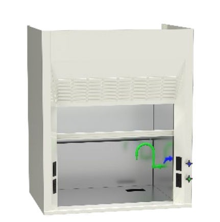 Campana de laboratorio - Eliminator 600 - Air Master Systems Corporation - para la manipulación de radioisótopos / de mesa / de acero inoxidable