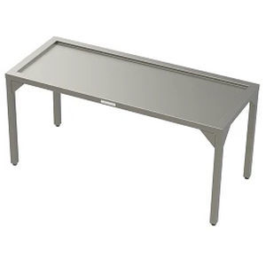 Mesa para sala blanca - CAP62RT - Clean Air Products - rectangular / de acero inoxidable