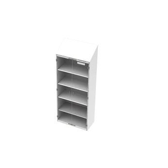 Armario para sala blanca - CAP91SC - Clean Air Products - con estante / blanco / 1 módulo