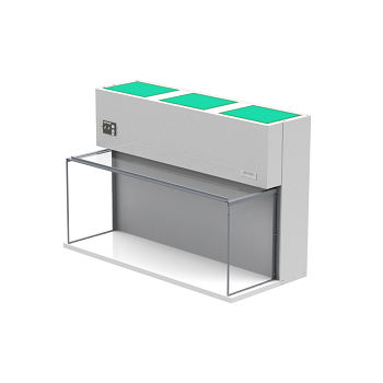 Cabina de limpieza de laboratorio - CAP201 - Clean Air Products - de mesa / HEPA / de flujo laminar horizontal