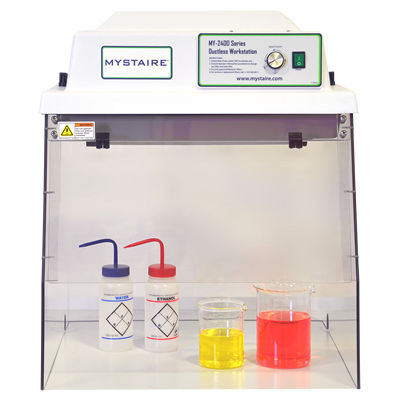 Campana de laboratorio - MY-2400 - Mystaire - compacta / sin conducto / de policarbonato