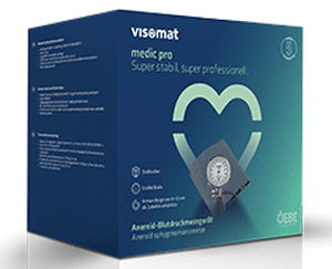 Tensiómetro electrónico aneroide - medic pro - visomat - con estetoscopio / con manguito para adulto