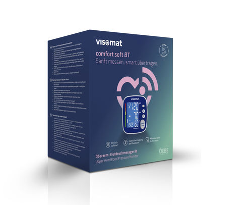Tensiómetro electrónico de manguito - visomat comfort soft BT - visomat - automática / Bluetooth / con batería recargable