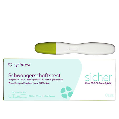 Prueba rápida de embarazo - cyclotest - de hCG / de orina / inmunológica