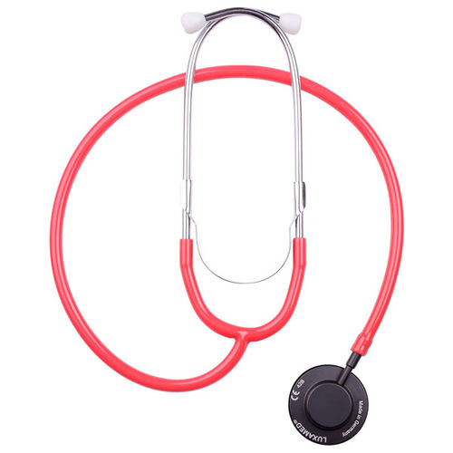 Estetoscopio simple - LuxaScope Sonus Flat Flex - Luxamed - de aluminio / de un solo uso