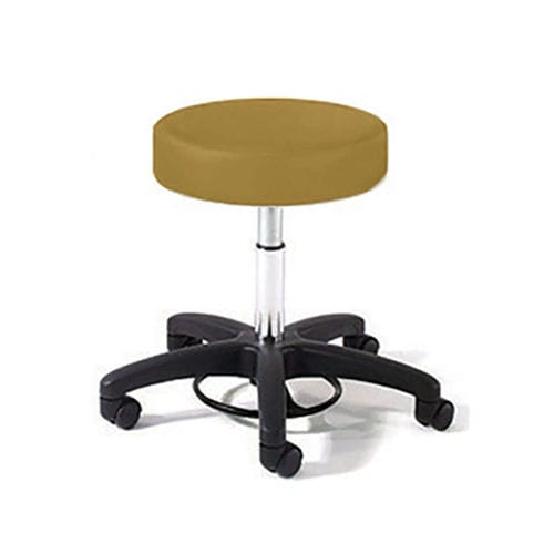 Taburete para consulta médica - MCM863 - Mid Central Medical - de altura variable / neumático / con ruedas