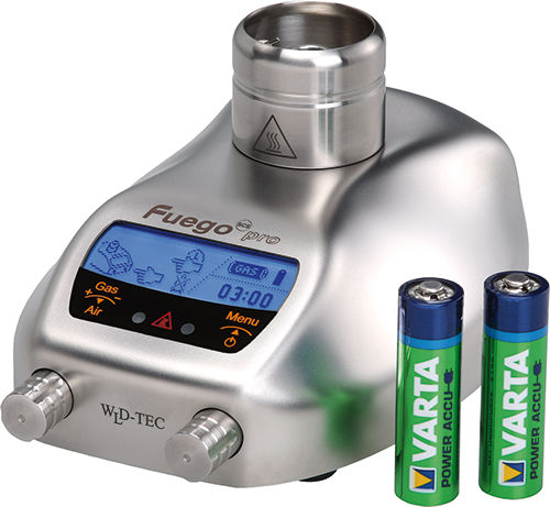 Quemador de laboratorio - Fuego SCS pro - WLD-TEC - con batería / de gas