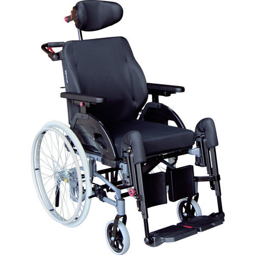 Silla de ruedas manual - 4U CED XL - Alu Rehab - de interior / reclinable / con reposapiernas