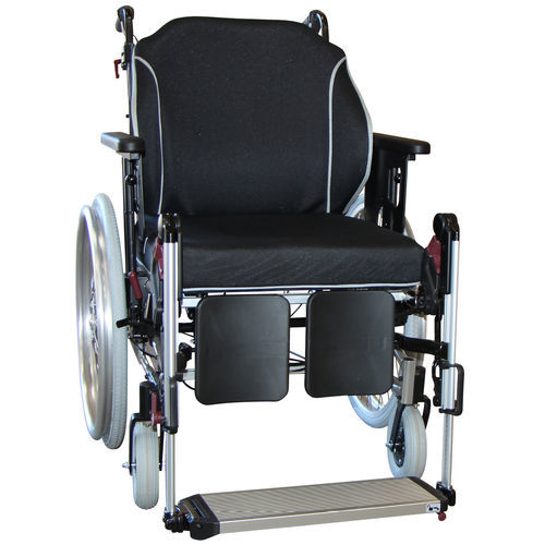 Silla de ruedas manual - III XHD - Alu Rehab - bariátrica / de exterior / de altura regulable