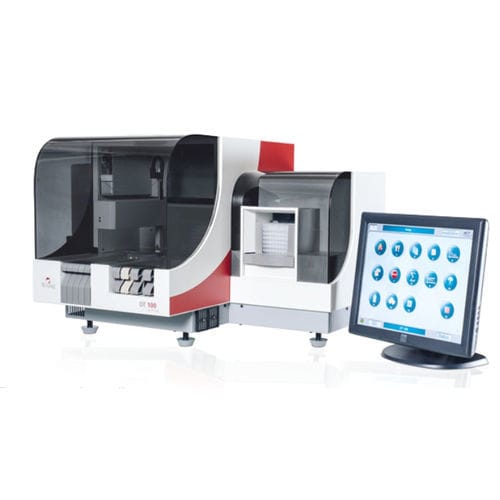 Analizador de coagulación totalmente automatizado - DT 100 - Tcoag - 4 canales / óptico / de mesa