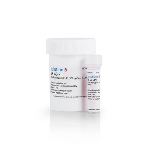 Reactivo solución de coloración - VB-48™•PI - Chemometec - para la investigación