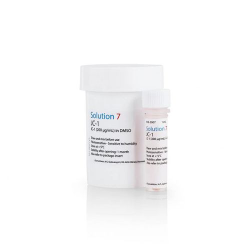 Reactivo solución de coloración - JC-1 - Chemometec - para la investigación / de apoptosis