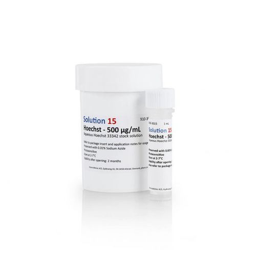 Reactivo solución de coloración - Hoechst 33342 - Chemometec - para la investigación