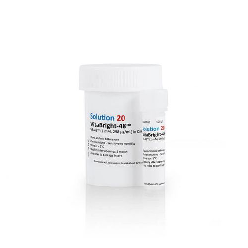Reactivo solución de coloración - VitaBright-48™ - Chemometec - para la investigación