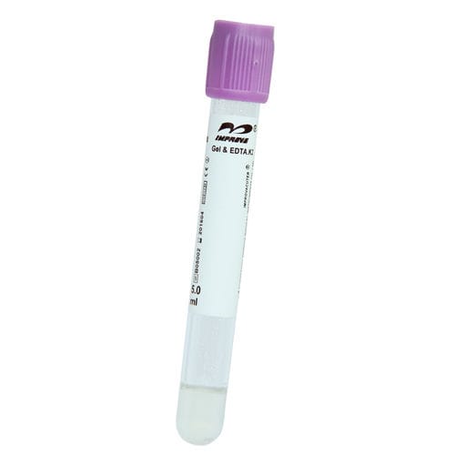 Tubo de extracción cilíndrico - IMPROVACUTER® 722350202, IMPROVACUTER® 724850202  - Improve Medical - para extracción de muestras / con gel separador / K2-EDTA