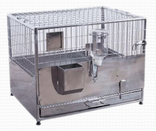 Jaula veterinaria para conejos - RBS-S-T-3, RBS-S-T-9 - Meditech Technologies India - modular / de acero inoxidable