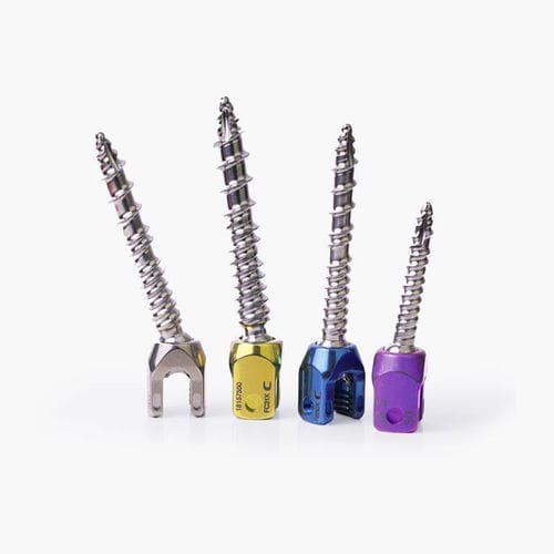 Tornillo pedicular toracolumbar - Erisma®-LP Evo - Clariance - poliaxial / canulado