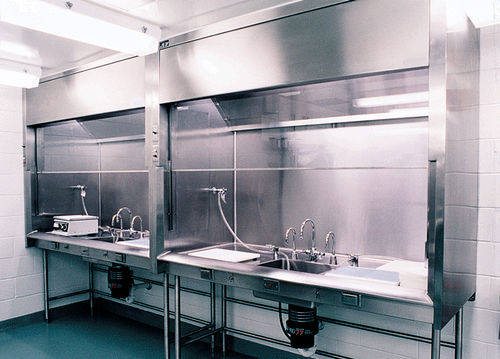 Campana de laboratorio - Germfree - de pie / de flujo laminar / de acero inoxidable