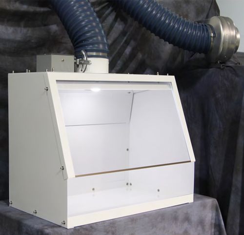 Estación de trabajo de laboratorio para microscopía - VWS - Germfree - de mesa / con ventilación