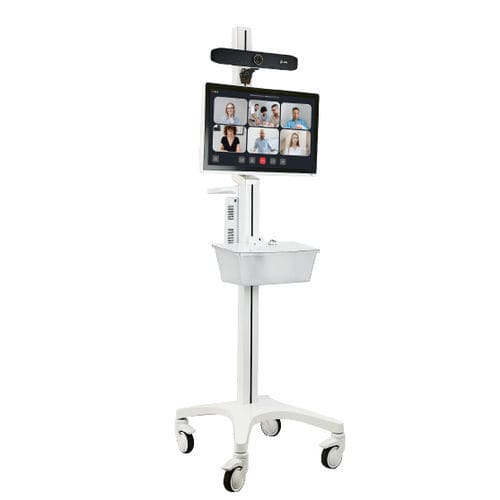 Carro de telemedicina de videoconferencia - Connect Meeting - Ditec Medical - móvil / seguro
