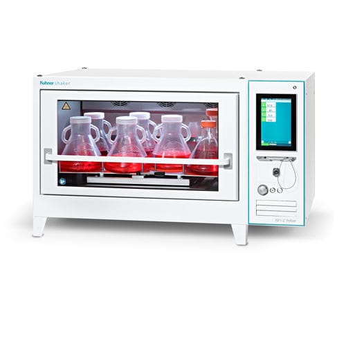 Incubadora de laboratorio de CO2 - ISF1-Z - Kuhner AG - de mesa / de acero inoxidable / con 1 puerta