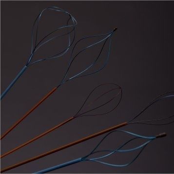 Cesta endoscopica para extracción de cálculos renales - Creo Medical - recta / helicoidal / sin punta