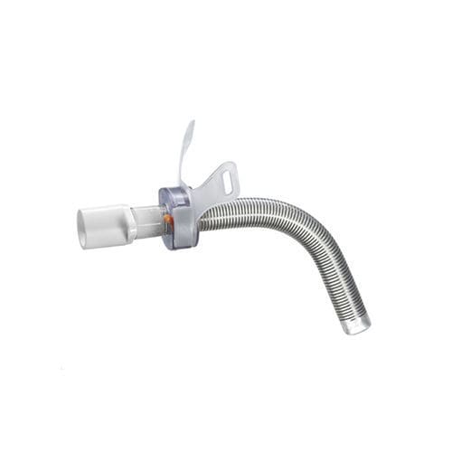 Cánula de traqueotomía - Vario Spiral - ATOS Medical - curvada / flexible