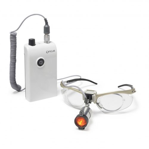 Fotóforo LED - VISIONMAX - Opticlar Vision - con batería recargable / con fuente de luz portátil
