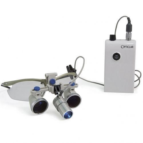 Fotóforo quirúrgico - 500.000.054 - Opticlar Vision - LED / con batería recargable / para lupa binocular