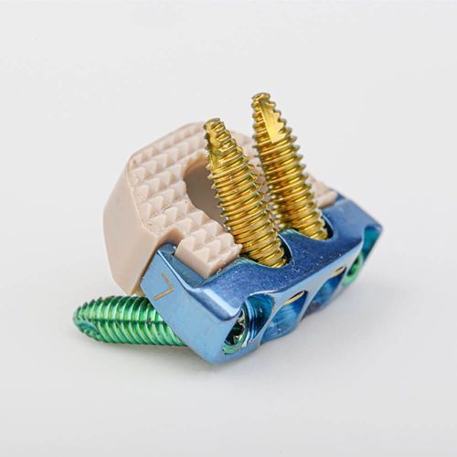 Caja intersomática cervical - CanPEEK-Z - Canwell Medical - vía anterior / de PEEK / con placa ósea cervical
