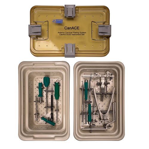 Kit de instrumentos para cirugía del raquis - CanACE - Canwell Medical - para corporectomía por vía anterior